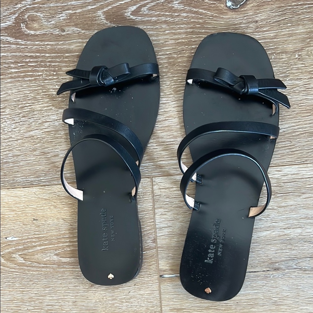 Kate Spade Black Minimalist Sandals